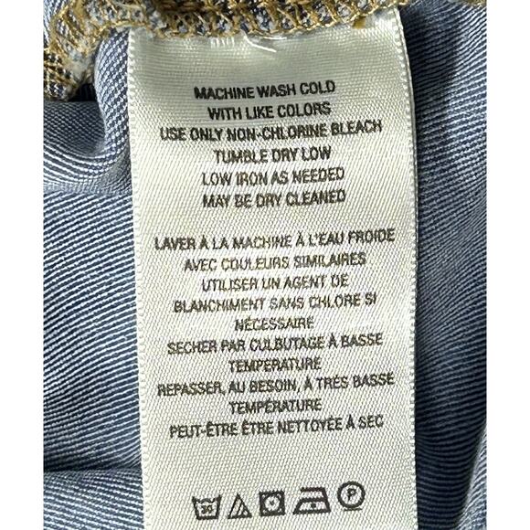 Free People Just Float On Flare Jeans Floral Paisley Bell Bottom Wide Leg Sz 27 - Picture 10 of 10